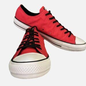 CONVERSE ALL STAR Unisex US M-13 W-15 Red Casual Sneakers 162412F